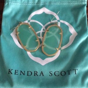 Aqua green Danielle earrings